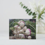 Raden met zout en boter briefkaart (Staand voorkant)