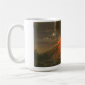 Raden Saleh® koffiemok "Mount Merapi op Java" (Links)