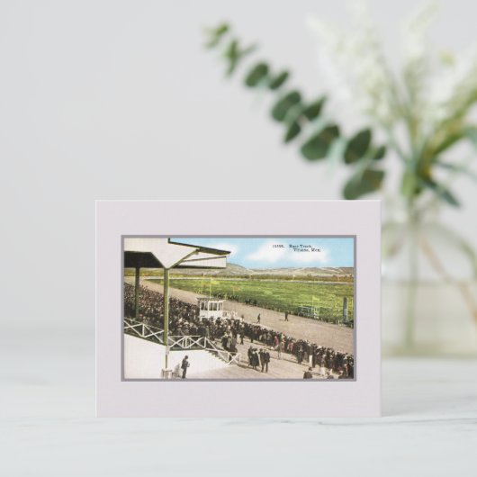  raderspoor (paardenrennen) Tijuana Mexico Briefkaart (Staand voorkant)