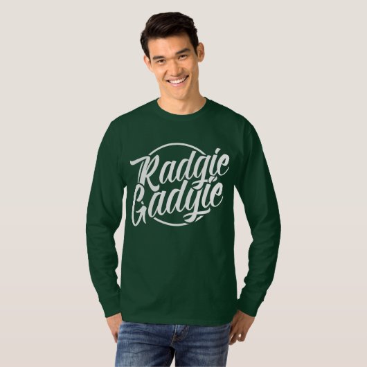 Radgie Gadgie Geordie Newcastle Dialect T-shirt (Voorkant volledig)