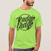 Radgie Gadgie Newcastle Geordie Dialect T-shirt (Voorkant)