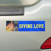 Radha and Krishna bumper sticker (Op auto)