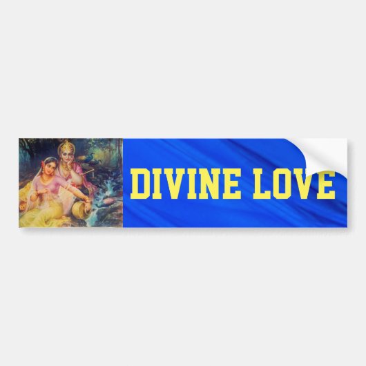 Radha and Krishna bumper sticker (Voorkant)