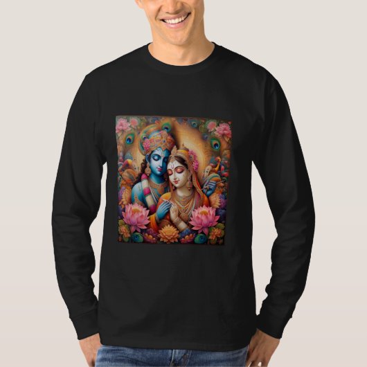 Radha en Krishna Love T-shirt (Voorkant)