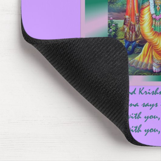 Radha en Krishna Mousepad Muismat (Hoek)