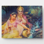 Radha en Krishna plaque Fotoplaat (Voorkant)
