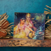 Radha en Krishna plaque Fotoplaat (Zijkant)