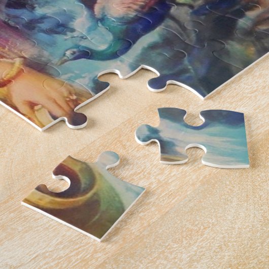 Radha en Krishna puzzle Legpuzzel (Zijkant)