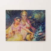 Radha en Krishna puzzle Legpuzzel (Horizontaal)