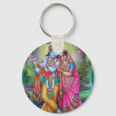 Radha en Krishna Sleutelhanger (Voorkant)