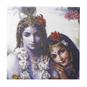 Radha en Krishna Tegeltje