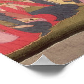 Radha en Krishna zitten in een grove, Kulu Poster (Hoek)