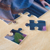 Radha Krishana zigzaagpuzzel Legpuzzel (Zijkant)