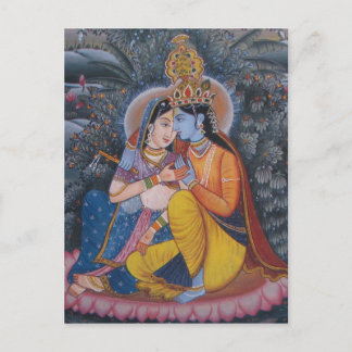Radha Krishna Briefkaart