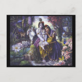 Radha Krishna briefkaarten (Voorkant)