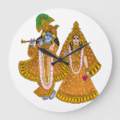 Radha Krishna Clock Grote Klok (Voorkant)