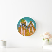 Radha Krishna Clock Ronde Klok (Huis)