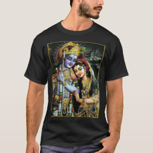 Radha-Krishna: Divine Midnight ॐ T-shirt
