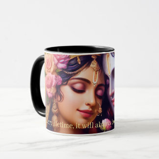 Radha Krishna Goddelijke Eeuwige Liefde Spirituele Mok
