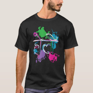 Radha Krishna Hinduïsme Hindoe Boeddhistische Holi T-shirt