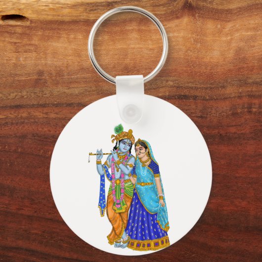 Radha Krishna Keychain (Voorkant)