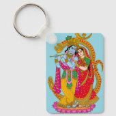 Radha Krishna Keyring Sleutelhanger (Voorkant)