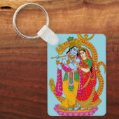 Radha Krishna Keyring Sleutelhanger (Voorkant)