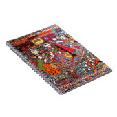 RADHA-KRISHNA MADHUBANI ANCIENT INDIAN ART STYLE NOTITIEBOEK (Rechterzijde)