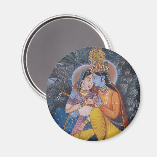 Radha Krishna Magnet (Voorkant / Achterkant)