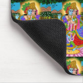 Radha Krishna Mouse Pad Muismat (Hoek)