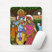 Radha Krishna Mouse Pad Muismat (Met muis)