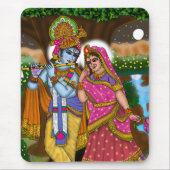 Radha Krishna Mouse Pad Muismat (Voorkant)