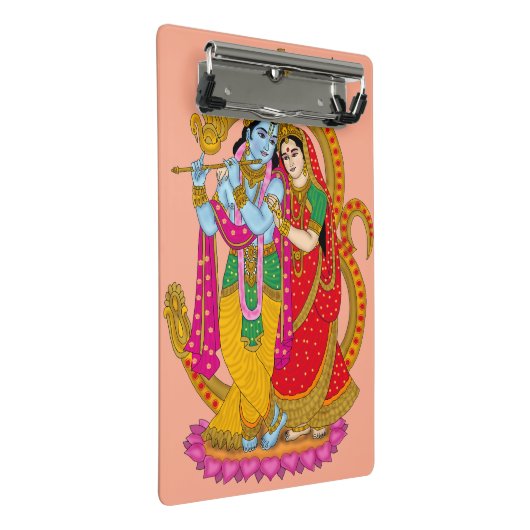 Radha Krishna Notebook Mini Klembord (Schuin)