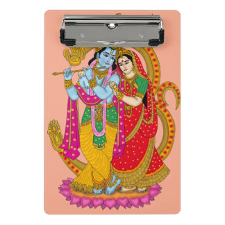Radha Krishna Notebook Mini Klembord