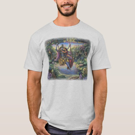 Radha Krishna op het T-shirt voor de Swing (Voorkant)