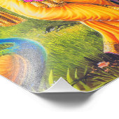 Radha Krishna Painting Hindu God Foto Afdruk (Hoek)