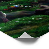 Radha Krishna Painting (Indiase mythologie) Poster (Hoek)