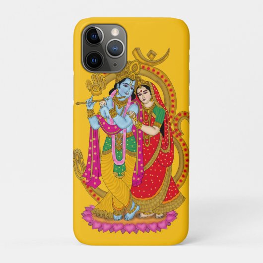 Radha Krishna Phone Cover (Achterkant)