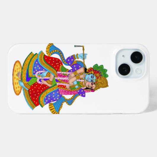 Radha Krishna Phone Hoesje (Achterkant (horizontaal))