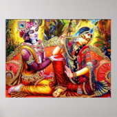 RADHA-KRISHNA POSTER (Voorkant)