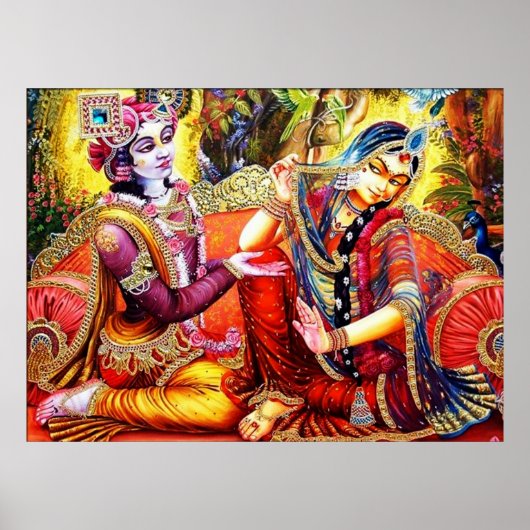 RADHA-KRISHNA POSTER (Voorkant)
