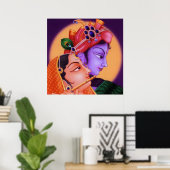 Radha-Krishna Poster (Thuiskantoor)