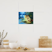 Radha Krishna Poster (Keuken)