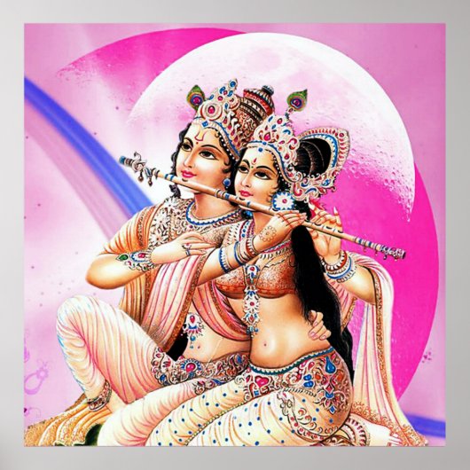 radha-krishna poster (Voorkant)