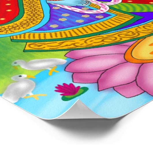 Radha Krishna Poster (Hoek)