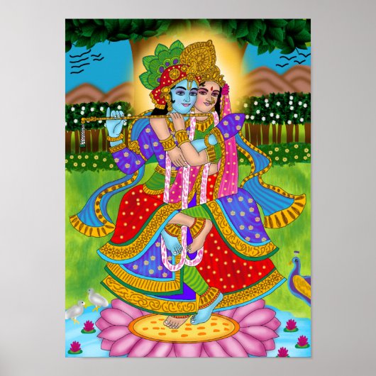 Radha Krishna Poster (Voorkant)