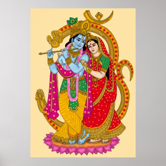 Radha Krishna Poster (Voorkant)