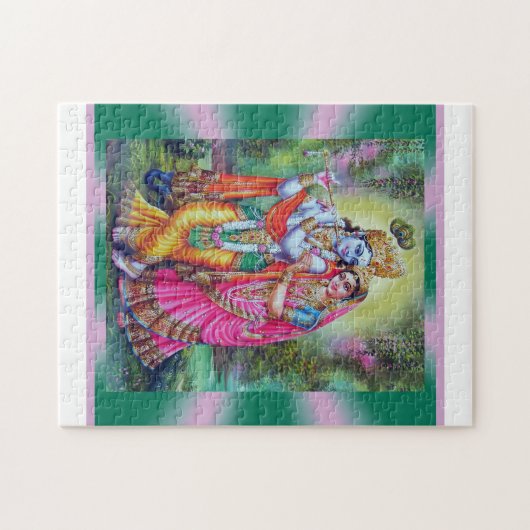 Radha Krishna puzzle Legpuzzel (Horizontaal)