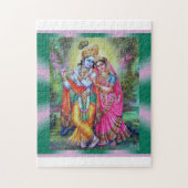 Radha Krishna puzzle Legpuzzel (Verticaal)