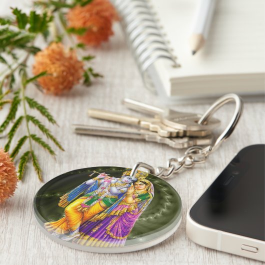 Radha Krishna sleutelhanger (Voorkant Rechts)
